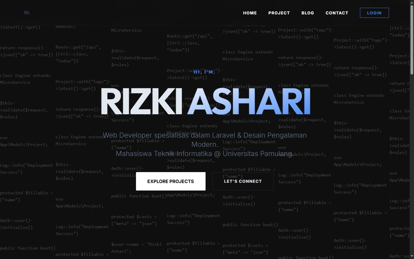 Portfolio Rizki Ashari